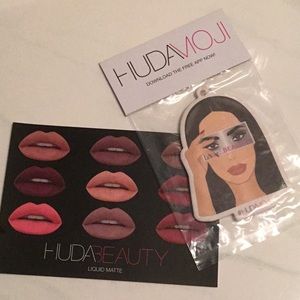Huda beauty card and car fragrance
